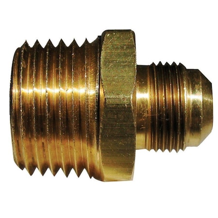Jmf 1/4 in. Flare X 1/4 in. D Male Brass Connector 41164